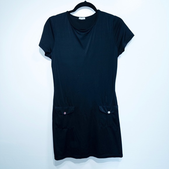 Burberry London Black Mini Dress Size Medium - Picture 1 of 5